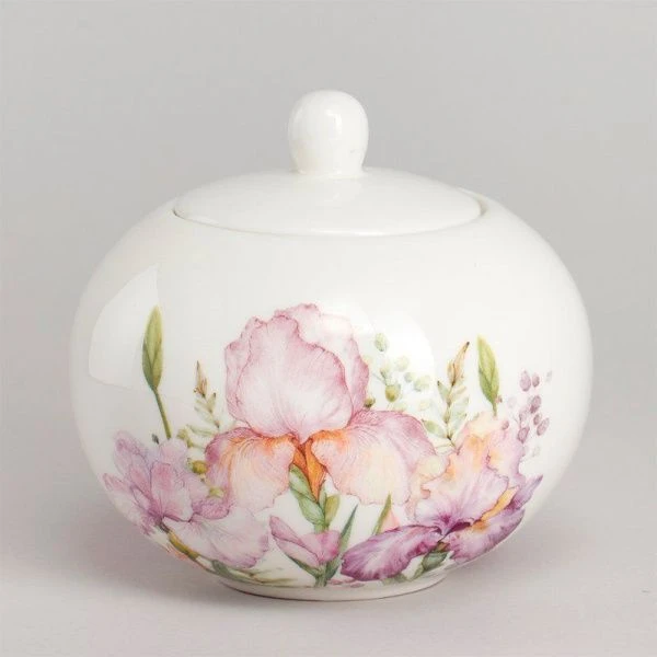 Сахарница 5,5*12см 475мл фарфор IRISES