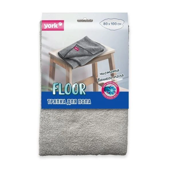 Салфетка для пола 80*100см микрофибра YORK (30) Салфетка для пола 80*100см микрофибра YORK (30)