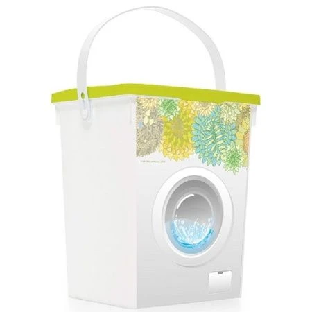 яяяКонтейнер для стирального порошка 5л ДОМАШНИЙ 105*105*130 (18) ВЫВОД