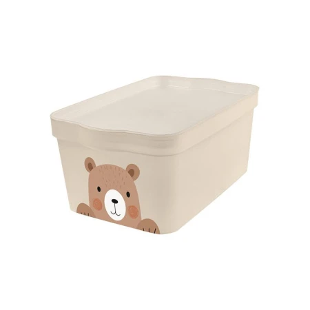 Ящик для игрушек 7,5л 320*211*141мм пластик Cute Bear (10)