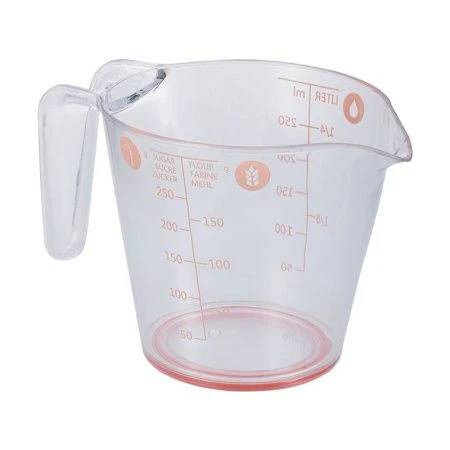 Стакан мерный 250мл 15,5*8*8,7см пластик (96)