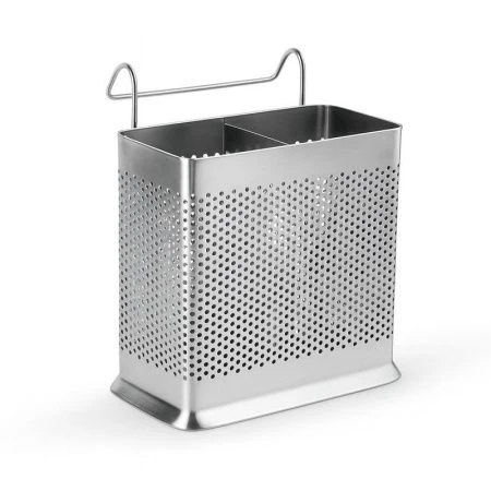 Подставка для столовых приборов 13*13,3см нерж.сталь JC-18156 (96)