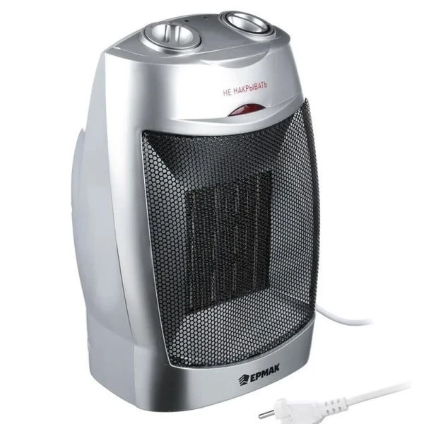 Тепловентилятор ТВК-1500 2 режима, 750/1500Вт, с керам. нагр. элементом (8)