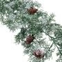 Ветка еловая искусственная 178см заснеженная с шишками SDTT108A (25/100)