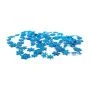 Новогоднее украшение бусы на ёлку синие "Снежинки" НУ-6753