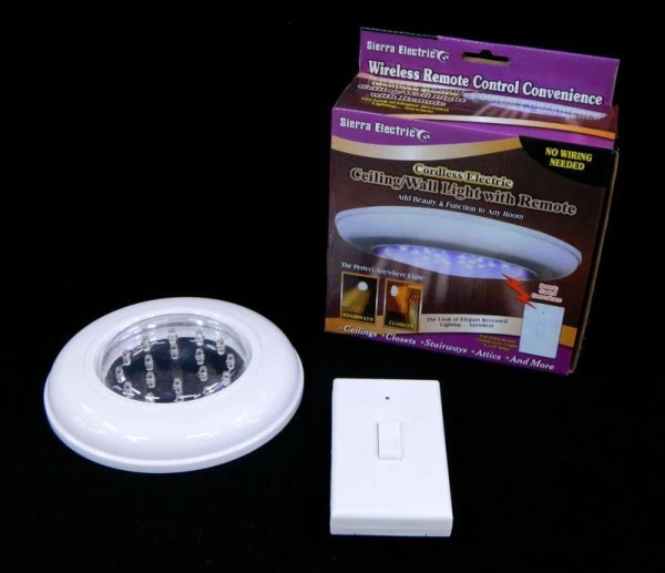 Лампа настенная без проводов дd16,5см JC-2885 (60)