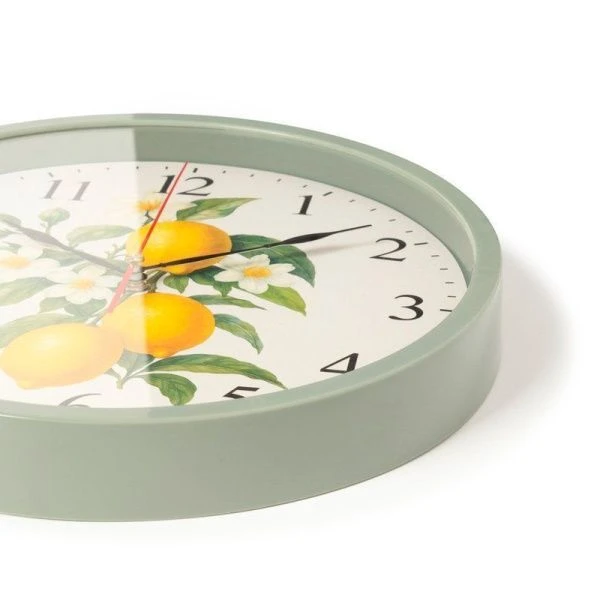 Часы настенные 30см пластик РУБИН Лимоны (10)