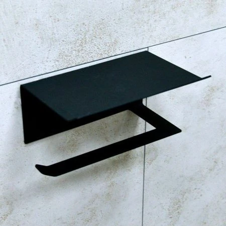 Держатель для туалетной бумаги с полкой 16*11*8см металл ЛОФТ ХП34-291 (18)