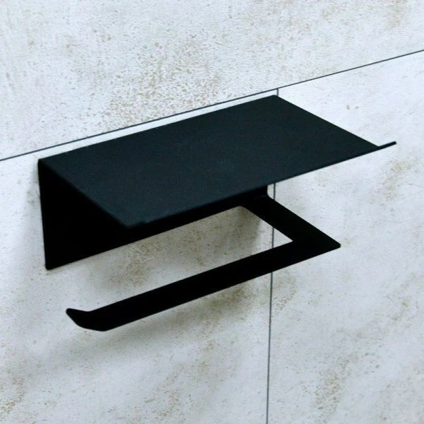 Держатель для туалетной бумаги с полкой 16*11*8см металл ЛОФТ ХП34-291 (18)