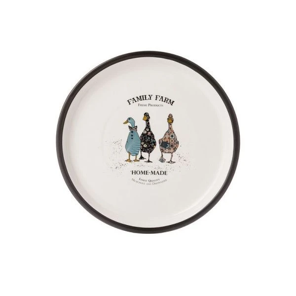 Тарелка мелкая 26см фарфор Family Farm обеденная (2/18)
