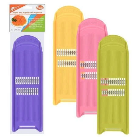 Терка для корейской моркови 27*8,5*1,5см металл/пластик Эконом МТ76-110 (5/100)