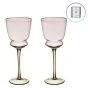 Бокалы для вина набор 2шт 380мл стекло Twist & Shine розовый (10)