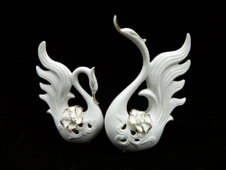 яяяФигурка Лебеди 2шт 20х13/24х16см JC-2254/13023 (12)