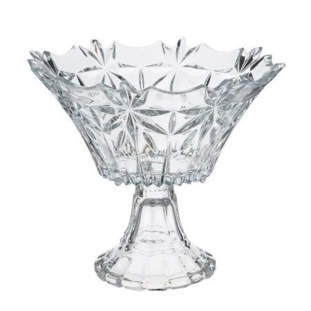 Салатник на ножке 32см стекло Helia (4)