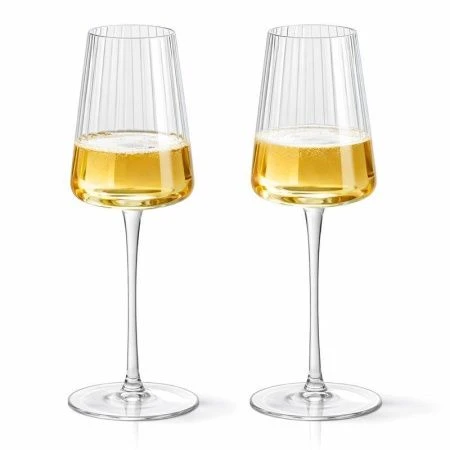 Бокалы для вина набор 2шт 250мл 4*8*26,7см стекло Delicate подар.уп CRY37/JC-18285(12)