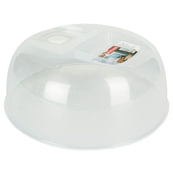 Крышка для СВЧ с клапаном 258*110мм пластик натуральная (27)