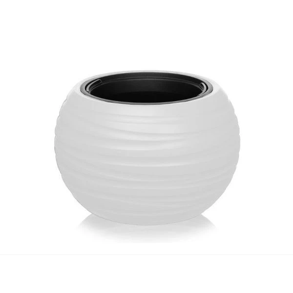 Кашпо 36л 435мм пластик Luna белый (4)