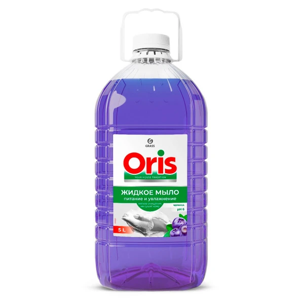 Мыло жидкое 5л ORIS черника ПЭТ