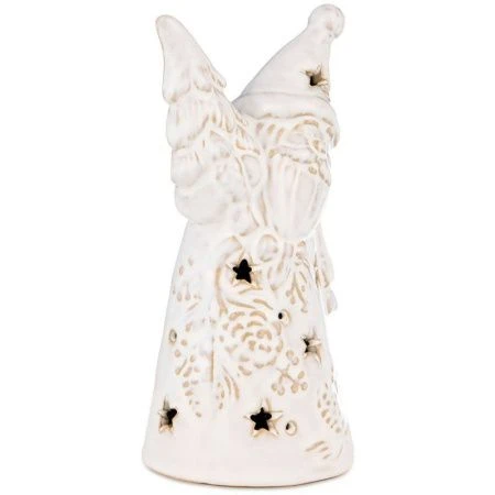 Фигурка новогодняя световая Дед Мороз 8,6*7,2*17см керамика (9)