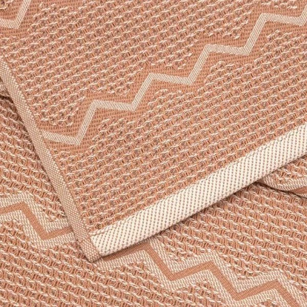 Полотенце вафельное 50*90см Зигзаг бежевый м7806_05 M Полотенце вафельное 50*90см Зигзаг бежевый м7806_05 M