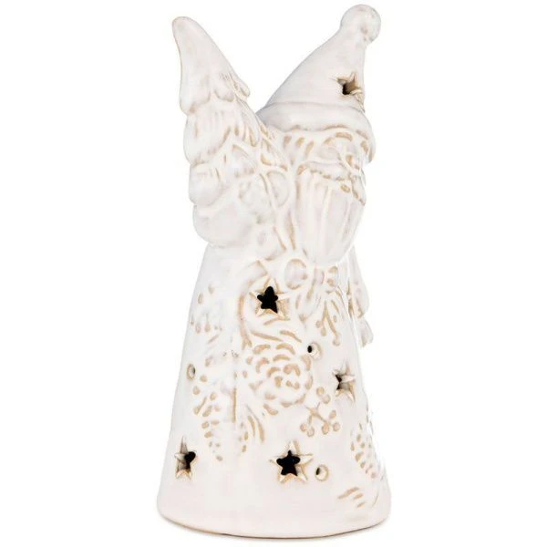 Фигурка новогодняя световая Дед Мороз 8,6*7,2*17см керамика (9)