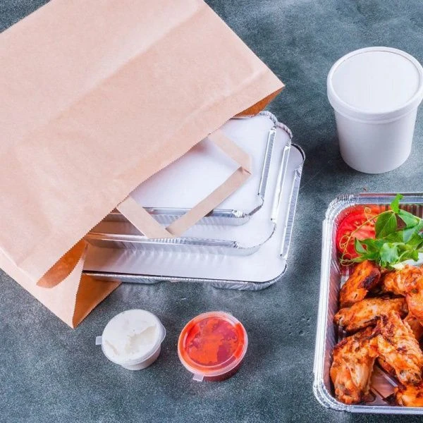 Пакет бумажный с плоскими ручками 32*22*20см крафт (300) Пакет бумажный с плоскими ручками 32*22*20см крафт (300)