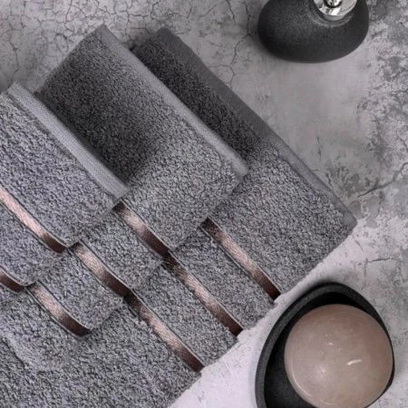 Полотенце махровое 50*80см SPA серый