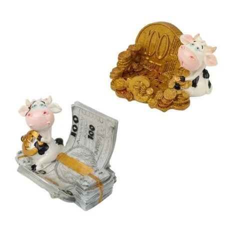 Подставка для мобильного телефона Корова / Бык полистоун 12*9*7,2см 2/ SL42720 (2-72)