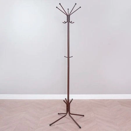 Вешалка напольная 5 крючков МегаЛуч коричневая (1)