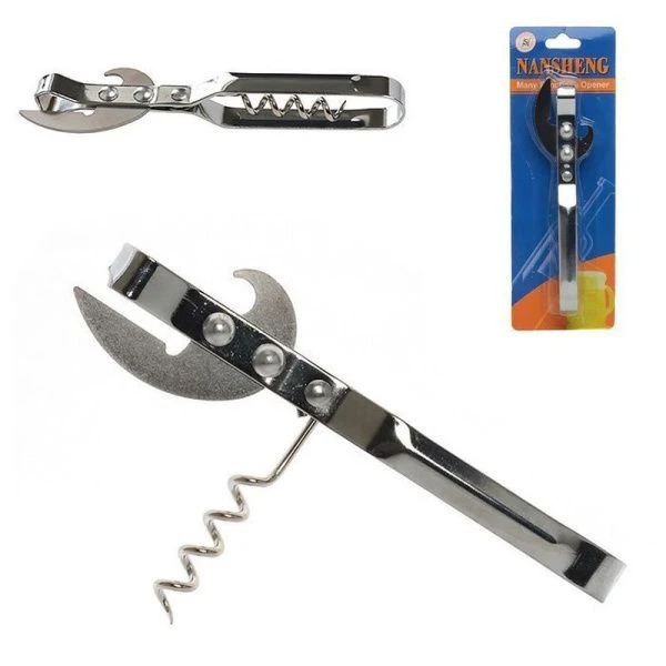 Открывалка-штопор 14см нерж.сталь S-125 (480)