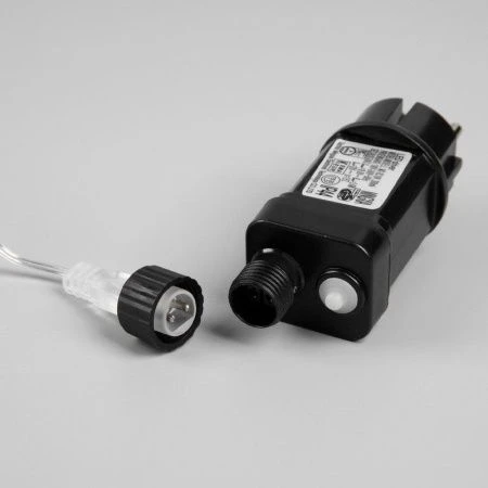 Гирлянда светодиодная Нить Роса 20м, 8 режимов, теплый белый свет