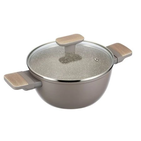 Кастрюля 3л литой алюминий АП LATTE со стекл.крышкой 22см индукция 93-AL-LT-4-22 (6)