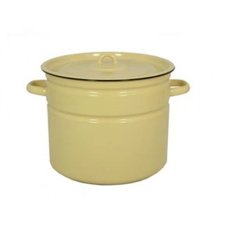 Мантоварка 12л эмаль кремовая без рисунка С-2224/Км (2)