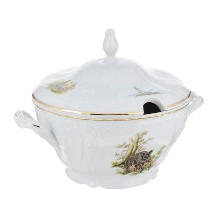 Супница 2,5л фарфор ОХОТА Бернадотт