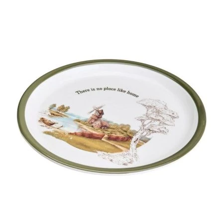 Тарелка мелкая 22см фарфор Family House десертная (2/24)