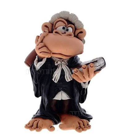 Фигурка Обезьяна. Казнить нельзя помиловать!, полистоун 8,5*6*11,6см