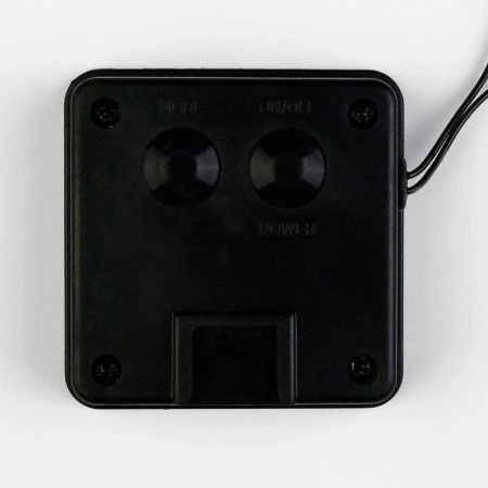 Гирлянда садовая на солнечной батарее пластик 4,5м 30 ламп 2 режима Розы белый свет (50)