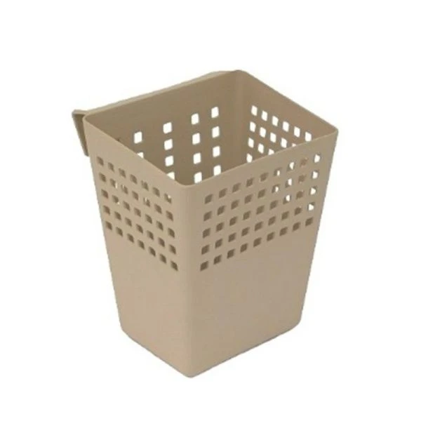 Контейнер навесной 11*11,5*14см пластик ЛОФТ латте (18)