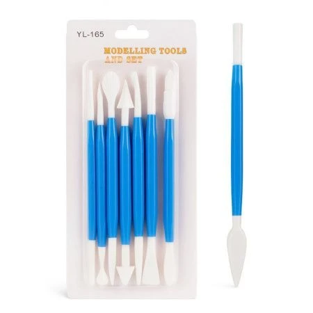 Набор кулинарный для мастики 8пр 14см пластик (180)