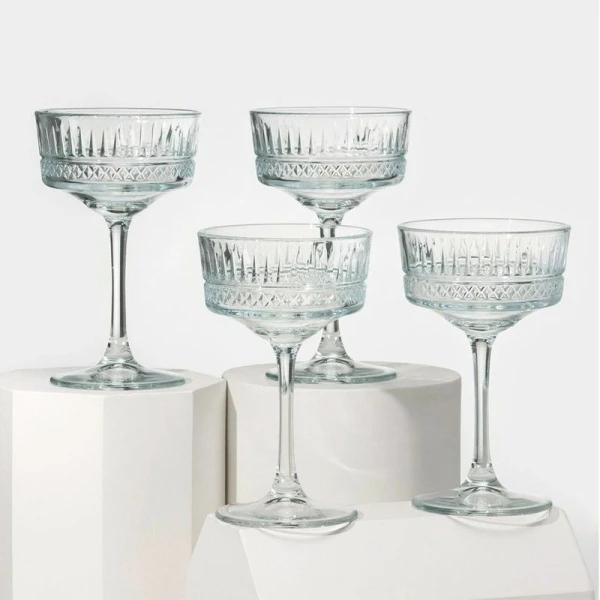 Бокалы для шампанского набор 6шт 260мл стекло ЭЛИЗИЯ (6)