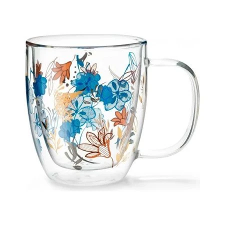 Кружка 450мл стекло Colibri  с двойными стенками CLB-450 (120)