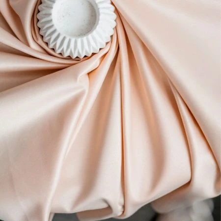 Скатерть 260*150см полиэстер 86% хлопок 14% ГЛАДЬ бежевая 1809В-01