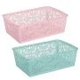 Корзина универсальная 25*15*7,5см пластик FLORAL (Микс 1) (9)