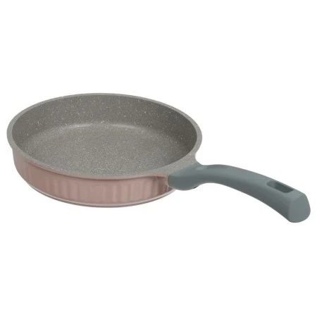 Сковорода 24см алюминий АП STELLA Cappuccino с несъемной ручкой (6)