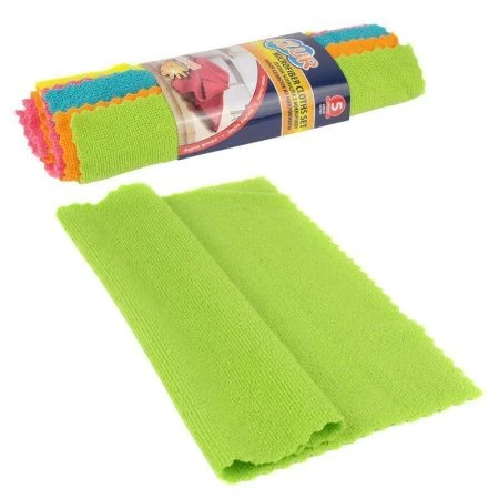 Салфетка 5шт 30*30см микрофибра AZUR (48)