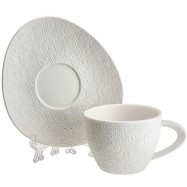 Чайный набор 4пр фарфор FLAT WHITE collection на 2 персоны 200мл подар.уп. AK4-0002 (12)