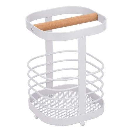 Подставка для столовых приборов 12,5*18см нерж.сталь Trina белая 93-TR-05-09  (12)