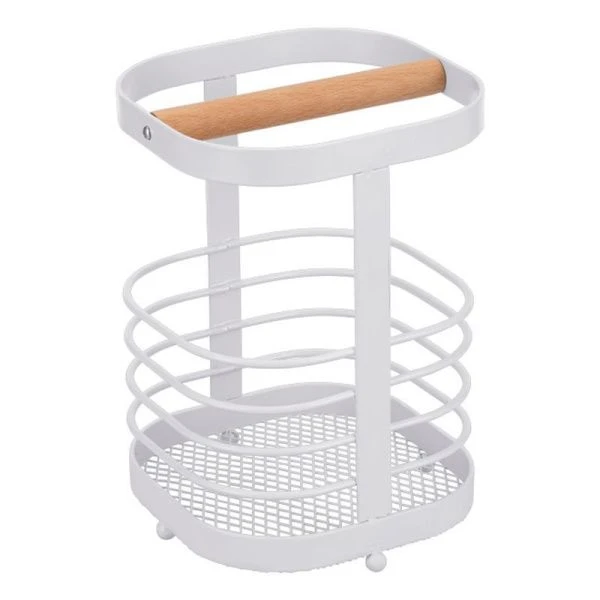 Подставка для столовых приборов 12,5*18см нерж.сталь Trina белая 93-TR-05-09  (12)