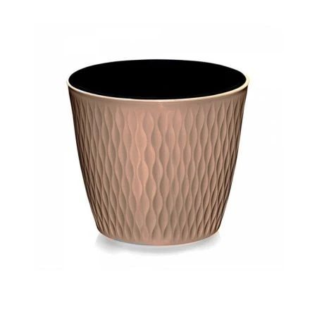 Кашпо 14,5л пластик Kerama серо-коричневый (8)