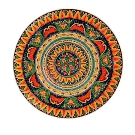 Блюдо 27*3см фарфор ARABESQUE оранжевый (24)